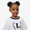 Katoen T-shirt met contrasterend embleem