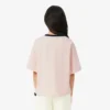 Katoen T-shirt met contrasterend embleem