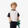 Katoen T-shirt met contrasterende rand