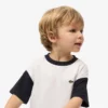 Katoen T-shirt met contrasterende rand