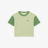 Katoen T-shirt met contrasterende rand