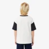 Katoen T-shirt met contrasterende rand