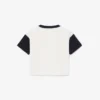 Katoen T-shirt met contrasterende rand