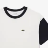 Katoen T-shirt met contrasterende rand
