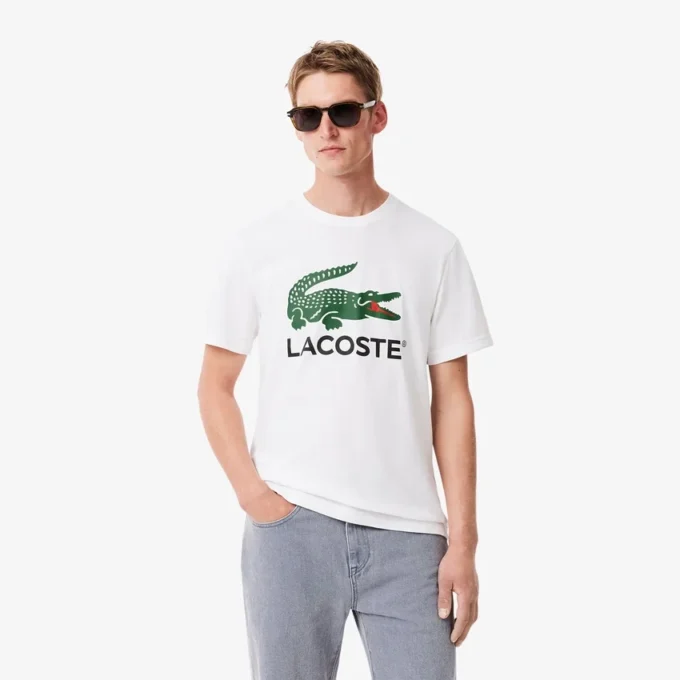 Katoen T-shirt met kenmerkende print voor heren