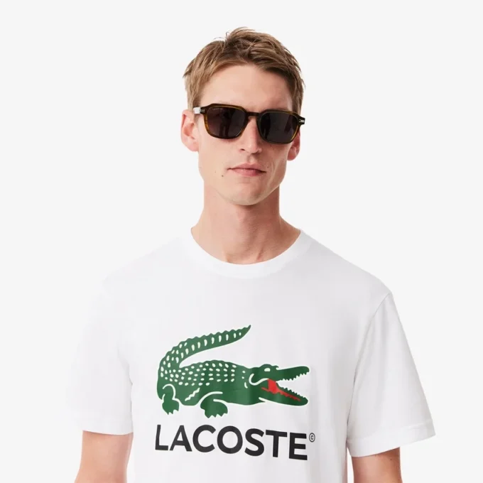 Katoen T-shirt met kenmerkende print voor heren