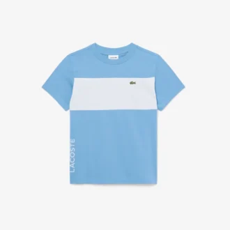 Katoen T-shirt met kleurblokken