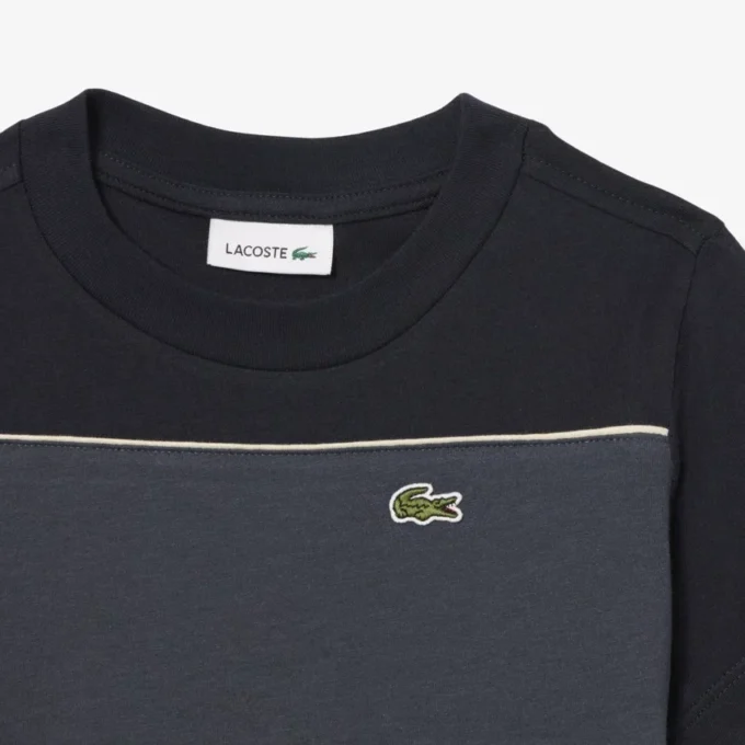 Katoen T-shirt met kleurblokken