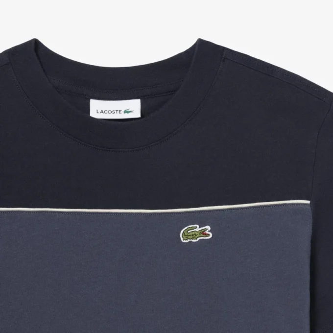 Katoen T-shirt met kleurblokken