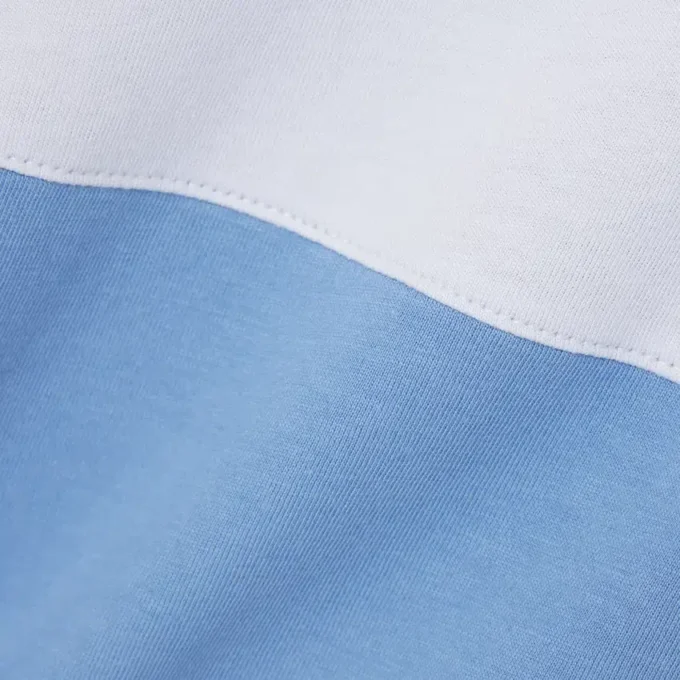 Katoen T-shirt met kleurblokken