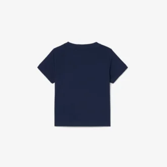Katoen T-shirt met krokodillenprint