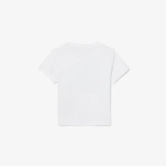 Katoen T-shirt met krokodillenprint