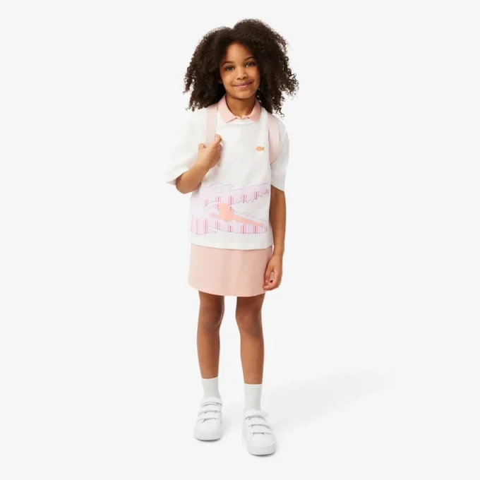 Katoen T-shirt met krokodillenprint