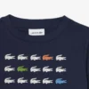 Katoen T-shirt met krokodillenprint