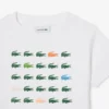 Katoen T-shirt met krokodillenprint