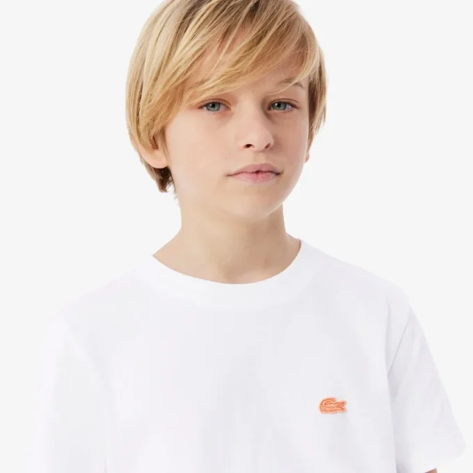 Katoen T-shirt met krokodillenprint