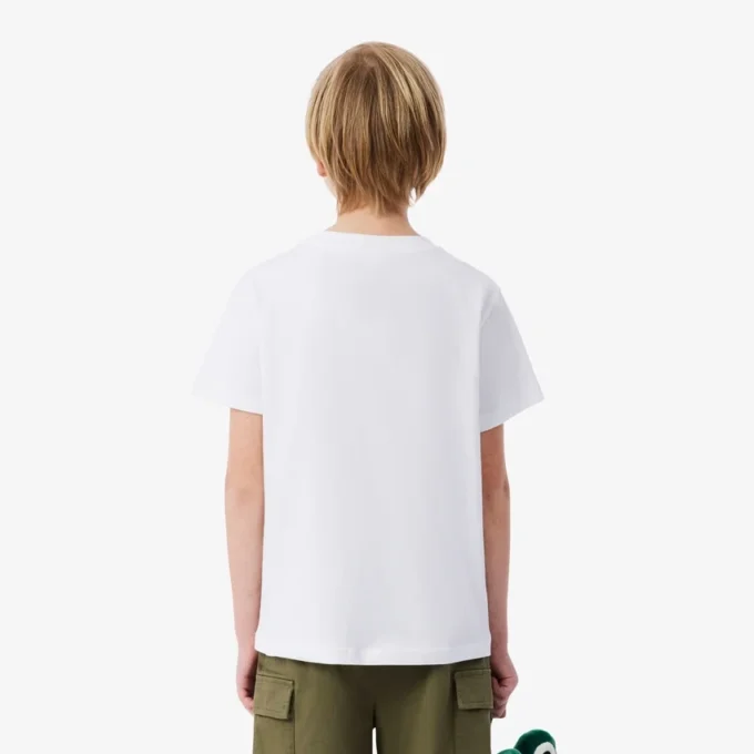 Katoen T-shirt met krokodillenprint