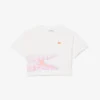 Katoen T-shirt met krokodillenprint