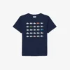 Katoen T-shirt met krokodillenprint