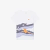 Katoen T-shirt met krokodillenprint
