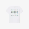 Katoen T-shirt met krokodillenprint