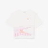 Katoen T-shirt met krokodillenprint