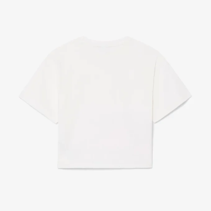 Katoen T-shirt met krokodillenprint