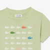 Katoen T-shirt met krokodillenprint