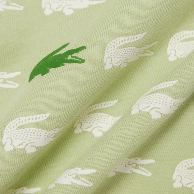 Katoen T-shirt met krokodillenprint