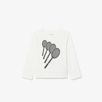 Katoen T-shirt met lange mouwen