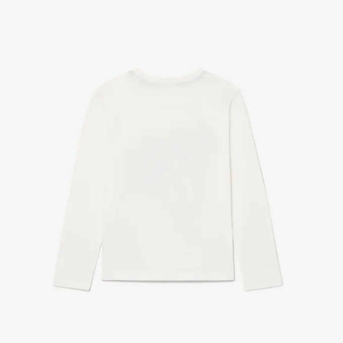 Katoen T-shirt met lange mouwen
