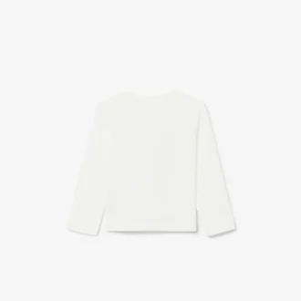 Katoen T-shirt met lange mouwen