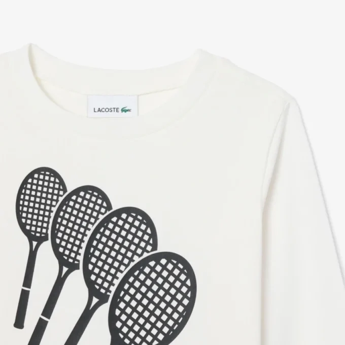 Katoen T-shirt met lange mouwen