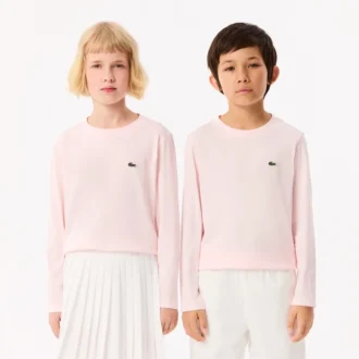 Katoen T-shirt met lange mouwen voor kinderen