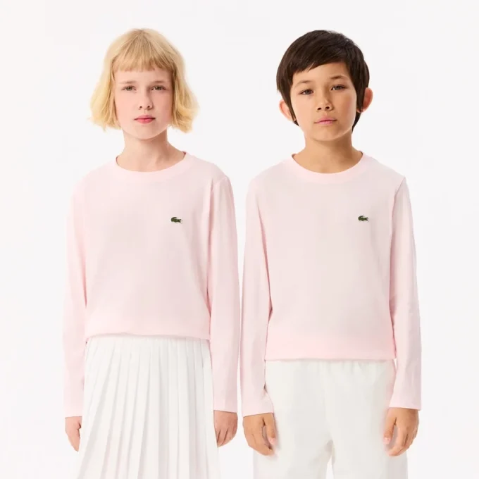 Katoen T-shirt met lange mouwen voor kinderen