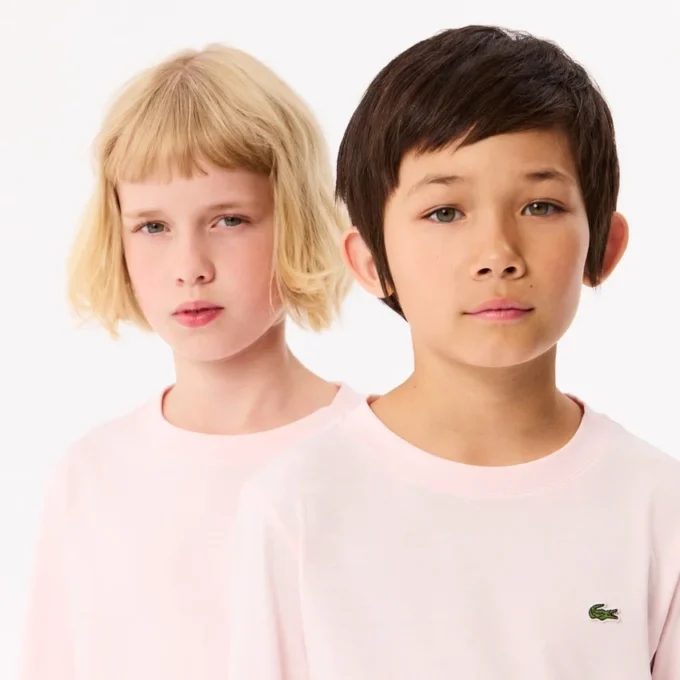 Katoen T-shirt met lange mouwen voor kinderen