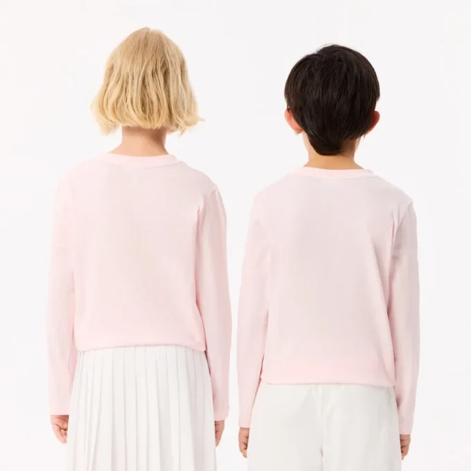 Katoen T-shirt met lange mouwen voor kinderen
