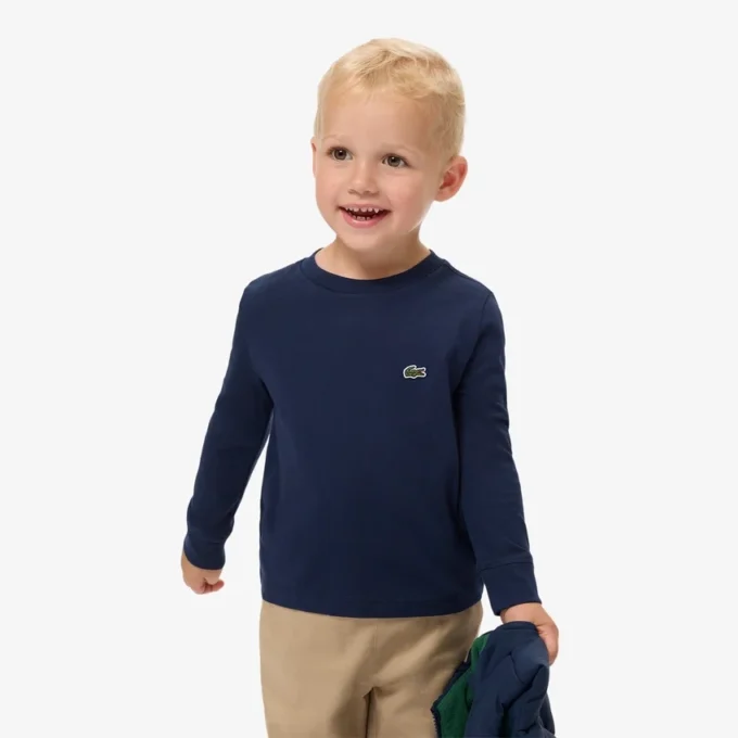 Katoen T-shirt met lange mouwen voor kinderen