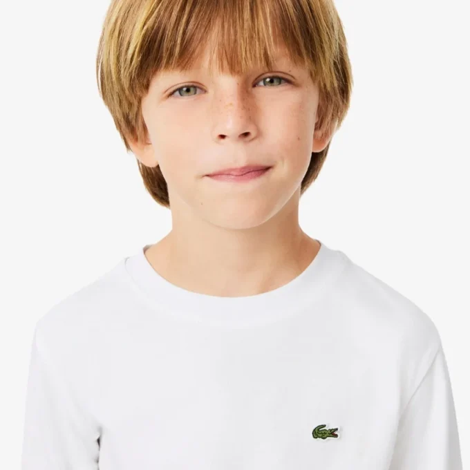 Katoen T-shirt met lange mouwen voor kinderen