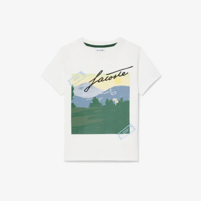 Katoen T-shirt met print voor jongens