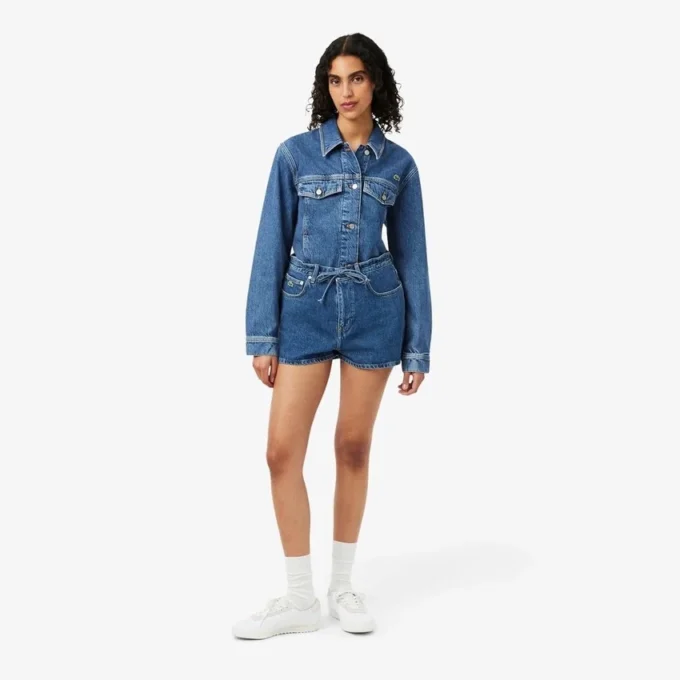 Katoenen denim shorts