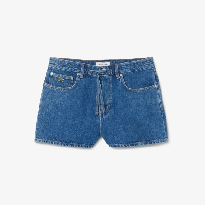 Katoenen denim shorts