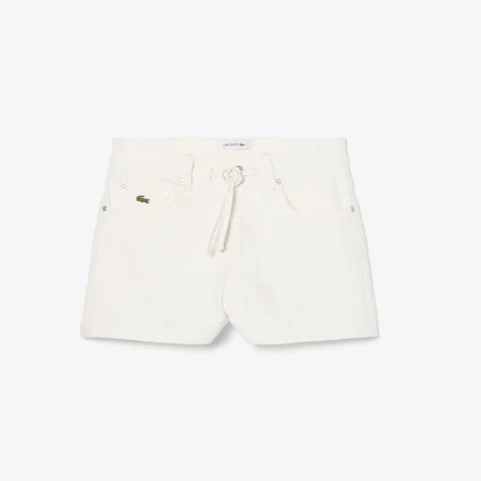 Katoenen denim shorts