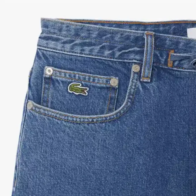 Katoenen denim shorts