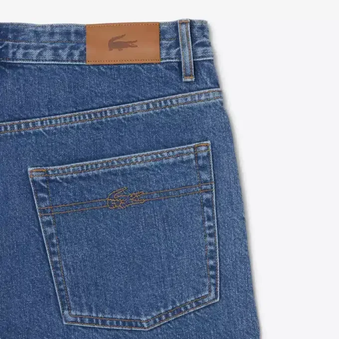 Katoenen denim shorts