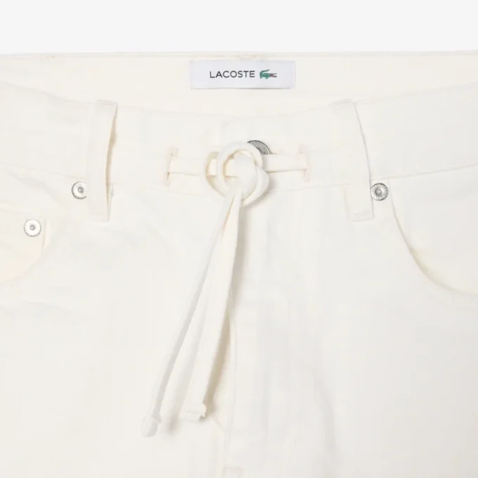 Katoenen denim shorts
