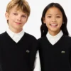 Katoenen en wollen vest voor kinderen