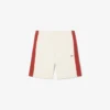 Katoenen fleece shorts met kleurblokken voor heren