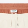 Katoenen fleece shorts met kleurblokken voor heren