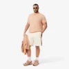 Katoenen fleece shorts met kleurblokken voor heren